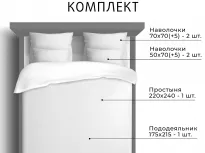 Комплект постельного белья. Ecotex. Эстетика. Тюильри.