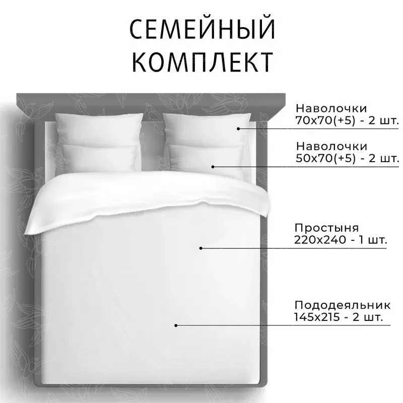 Комплект постельного белья. Ecotex. Эстетика. Итальянская Ривьера.