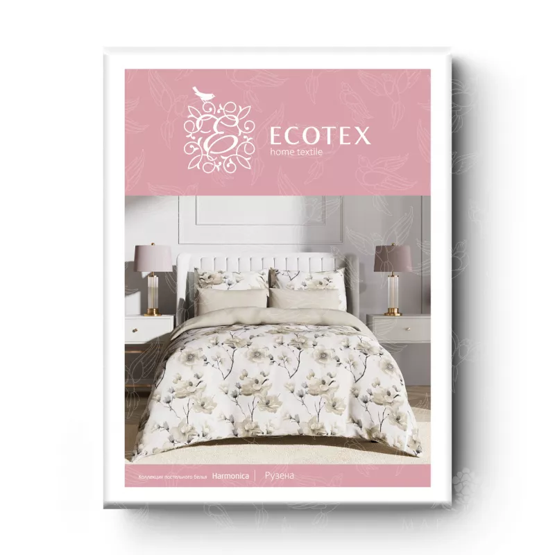 Комплект постельного белья. Ecotex. Гармоника. Рузена.