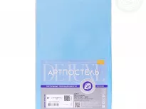 Простынь на резинке. Арт-постель. Поплин. Голубой. купить Простынь на резинке. Арт-постель. Поплин. Голубой.