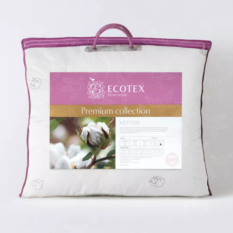 Подушка. Ecotex. Коттон.