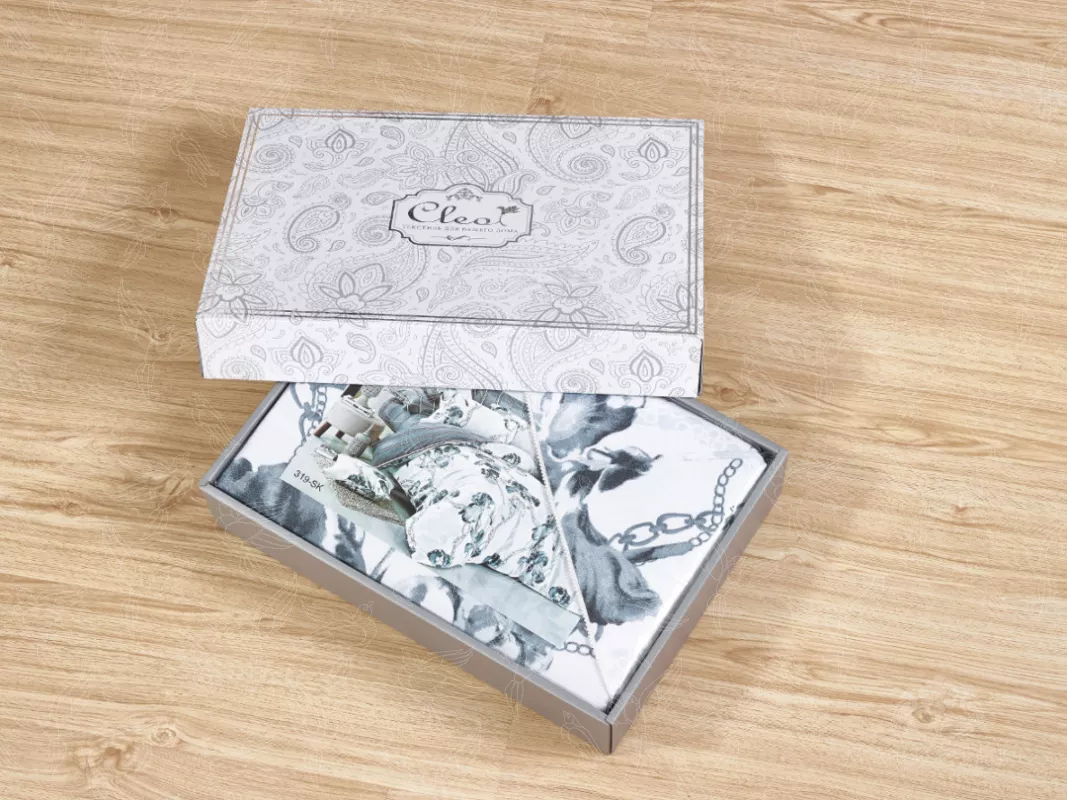 Комплект постельного белья. Cleo. Сатин - Люкс.