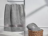 Полотенце. Ecotex. Гранд. серое.