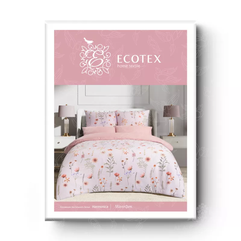 Комплект постельного белья. Ecotex. Гармоника. Манифик.