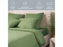 Комплект постельного белья. Ecotex. Моноспейс. зеленый. купить Комплект постельного белья. Ecotex. Моноспейс. зеленый.