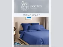 Комплект постельного белья. Ecotex. Моноспейс. темно-синий. купить Комплект постельного белья. Ecotex. Моноспейс. темно-синий.