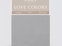 Комплект постельного белья. Ecotex. Love Colors. темно-серый. купить Комплект постельного белья. Ecotex. Love Colors. темно-серый.