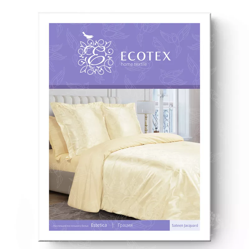 Комплект постельного белья. Ecotex. Эстетика. Грация.