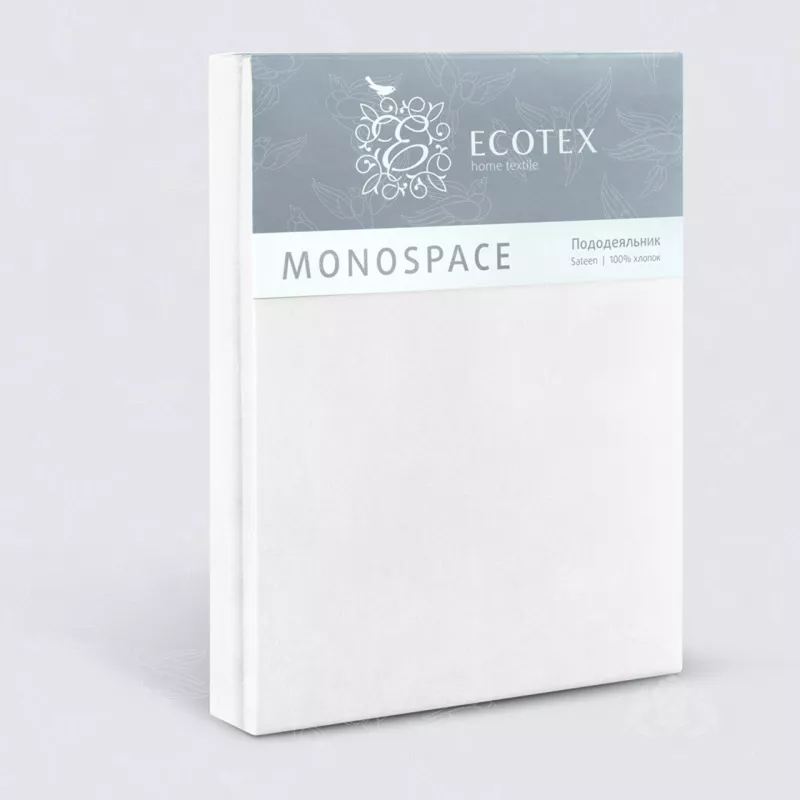 Пододеяльник. Ecotex. Моноспейс. Белый.