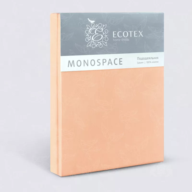 Пододеяльник. Ecotex. Моноспейс. Персиковый.