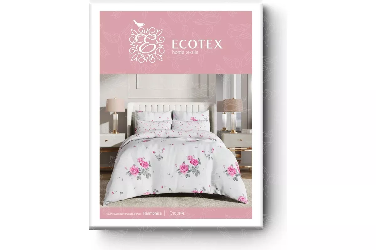 Комплект постельного белья. Ecotex. Гармоника. Глория.