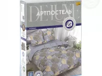Комплект постельного белья. Арт-постель. Золотые листья.
