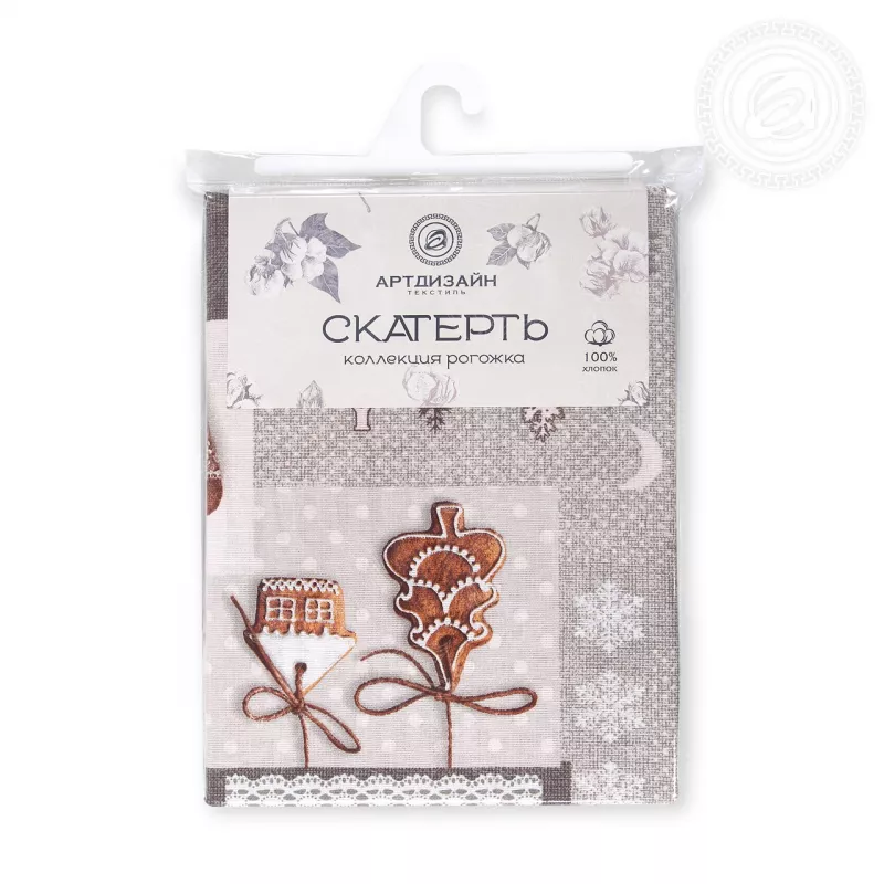 Скатерть столовая из рогожки. Арт-Постель. Лапландия.