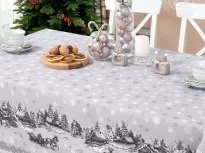 Скатерть столовая из рогожки. Арт-Постель. Сочельник. купить Скатерть столовая из рогожки. Арт-Постель. Сочельник.
