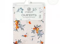 Скатерть столовая из рогожки. Арт-Постель. Облепиха. купить Скатерть столовая из рогожки. Арт-Постель. Облепиха.