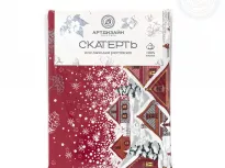 Скатерть столовая из рогожки. Арт-Постель. Новогодняя ночь.