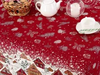 Скатерть столовая из рогожки. Арт-Постель. Новогодняя ночь.