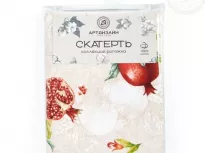 Скатерть столовая из рогожки. Арт-Постель. Вкус граната. купить Скатерть столовая из рогожки. Арт-Постель. Вкус граната.