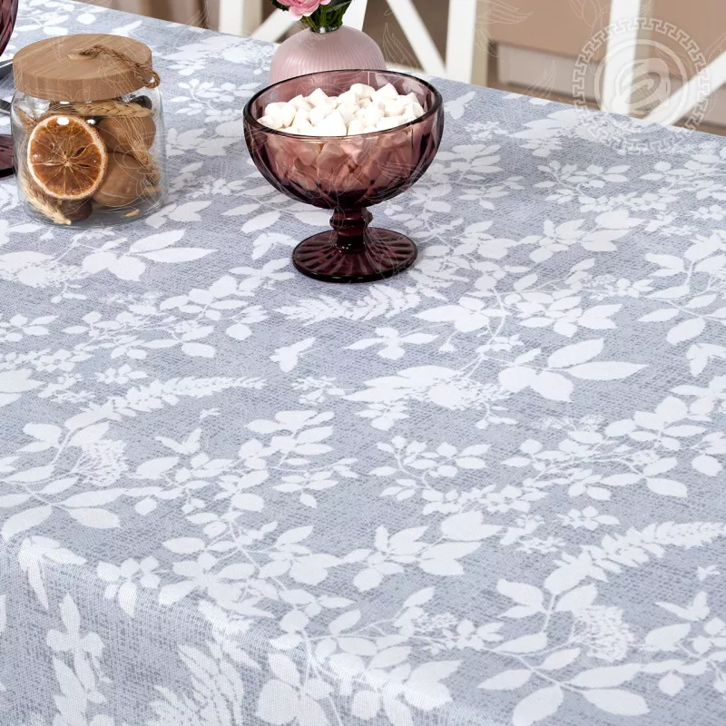 Скатерть столовая из рогожки. Арт-Постель. Анис.