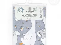 Скатерть столовая из рогожки. Арт-Постель. Ромашки. купить Скатерть столовая из рогожки. Арт-Постель. Ромашки.