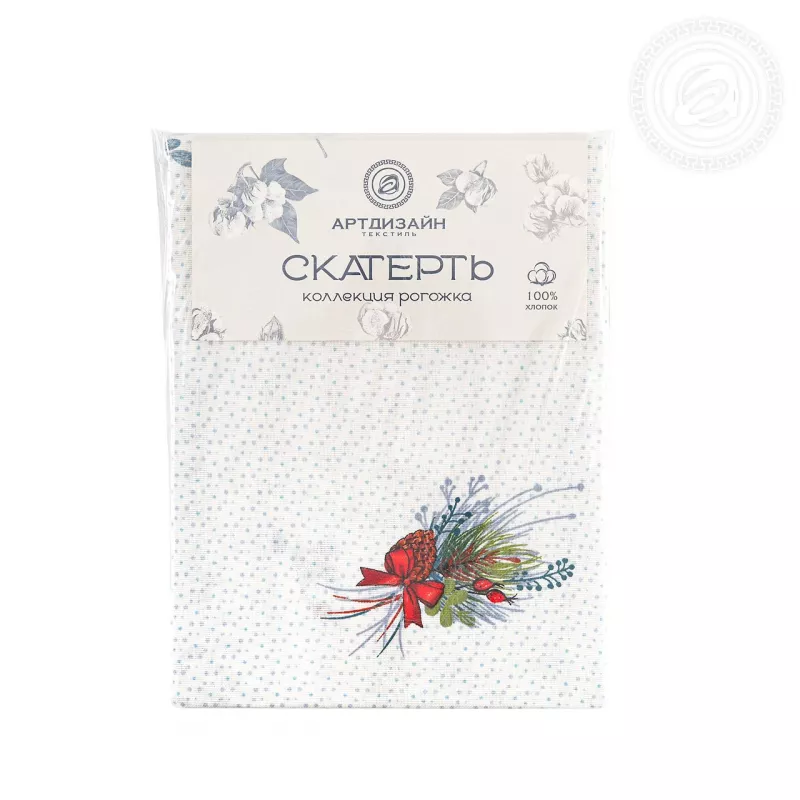 Скатерть столовая из рогожки. Арт-Постель. Антураж.
