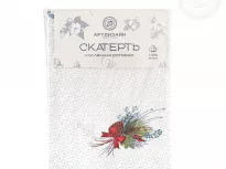 Скатерть столовая из рогожки. Арт-Постель. Антураж.