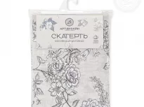 Скатерть столовая из рогожки. Арт-Постель. Жуи. купить Скатерть столовая из рогожки. Арт-Постель. Жуи.