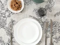 Скатерть столовая из рогожки. Арт-Постель. Жуи. купить Скатерть столовая из рогожки. Арт-Постель. Жуи.