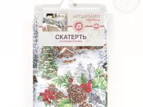 Скатерть столовая из рогожки. Арт-Постель. Студёная пора. купить Скатерть столовая из рогожки. Арт-Постель. Студёная пора.