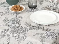 Скатерть столовая из рогожки. Арт-Постель. Жуи.