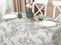 Скатерть столовая из рогожки. Арт-Постель. Жуи.
