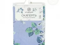 Скатерть столовая из рогожки. Арт-Постель. Аромат сирени. купить Скатерть столовая из рогожки. Арт-Постель. Аромат сирени.