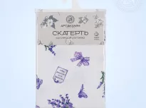 Скатерть столовая из рогожки. Арт-Постель. Сиреневая дымка. купить Скатерть столовая из рогожки. Арт-Постель. Сиреневая дымка.