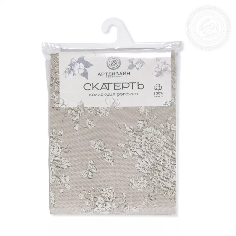 Скатерть столовая из рогожки. Арт-Постель. Шантильи.