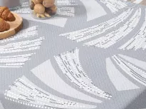 Скатерть столовая из рогожки. Арт-Постель. Жемчуг.