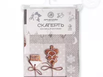 Скатерть столовая из рогожки. Арт-Постель. Лапландия.