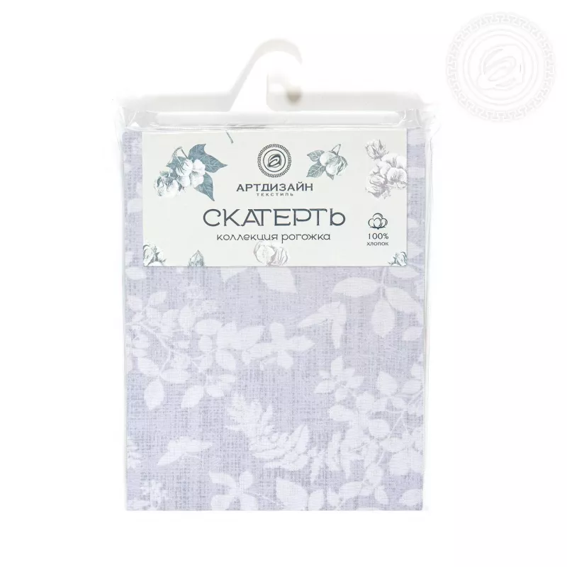 Скатерть столовая из рогожки. Арт-Постель. Анис.