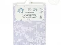 Скатерть столовая из рогожки. Арт-Постель. Анис.