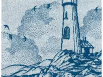 Полотенце. Авангард. Морское, маяк. купить Полотенце. Авангард. Морское, маяк.