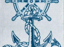 Полотенце. Авангард. Морское, якорь.