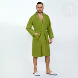 Халат банный. Арт - Постель.Вафельное полотно.