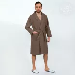 Халат банный. Арт - Постель.Вафельное полотно.