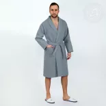 Халат банный. Арт - Постель.Вафельное полотно.