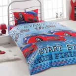 Комплект постельного белья. Arya. Classi. Supercar-Синий.